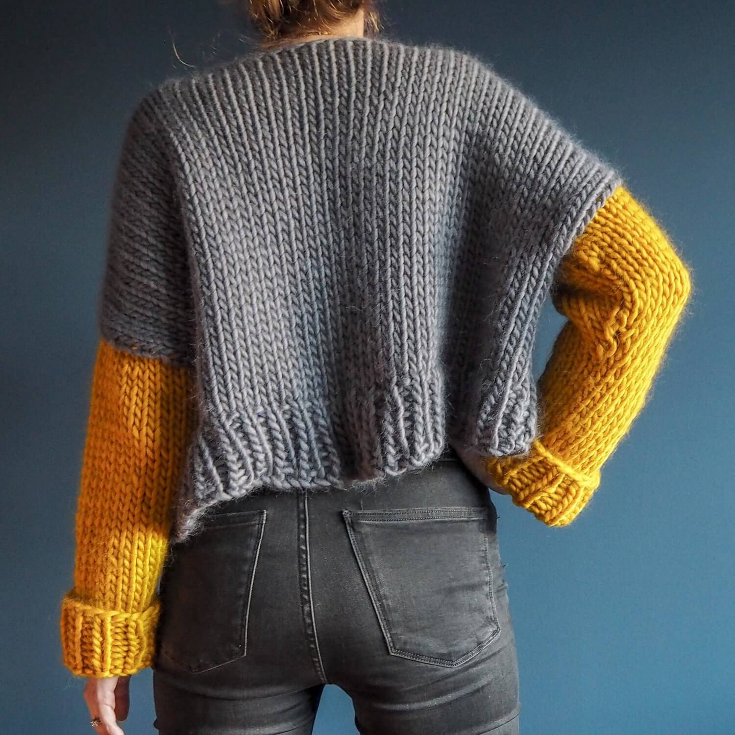 Beginners Boat Neck Jumper Knitting Pattern Lauren Aston Designs