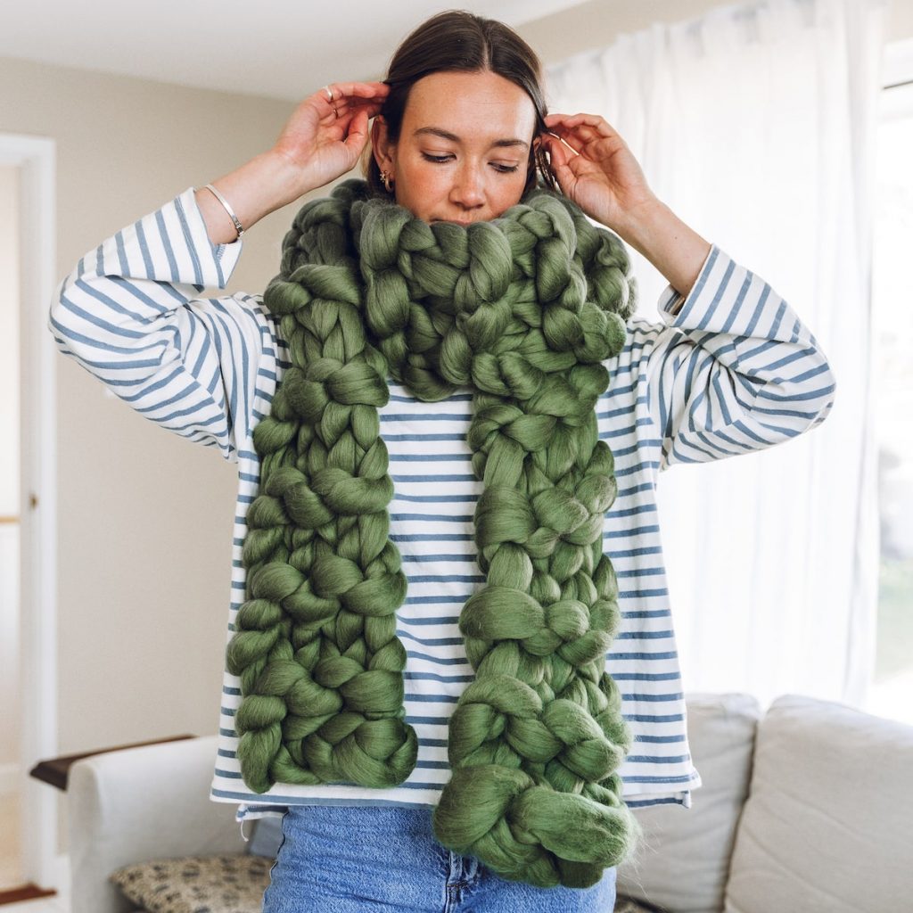 Super Soft Bulky Oversized Chunky Knit Scarf