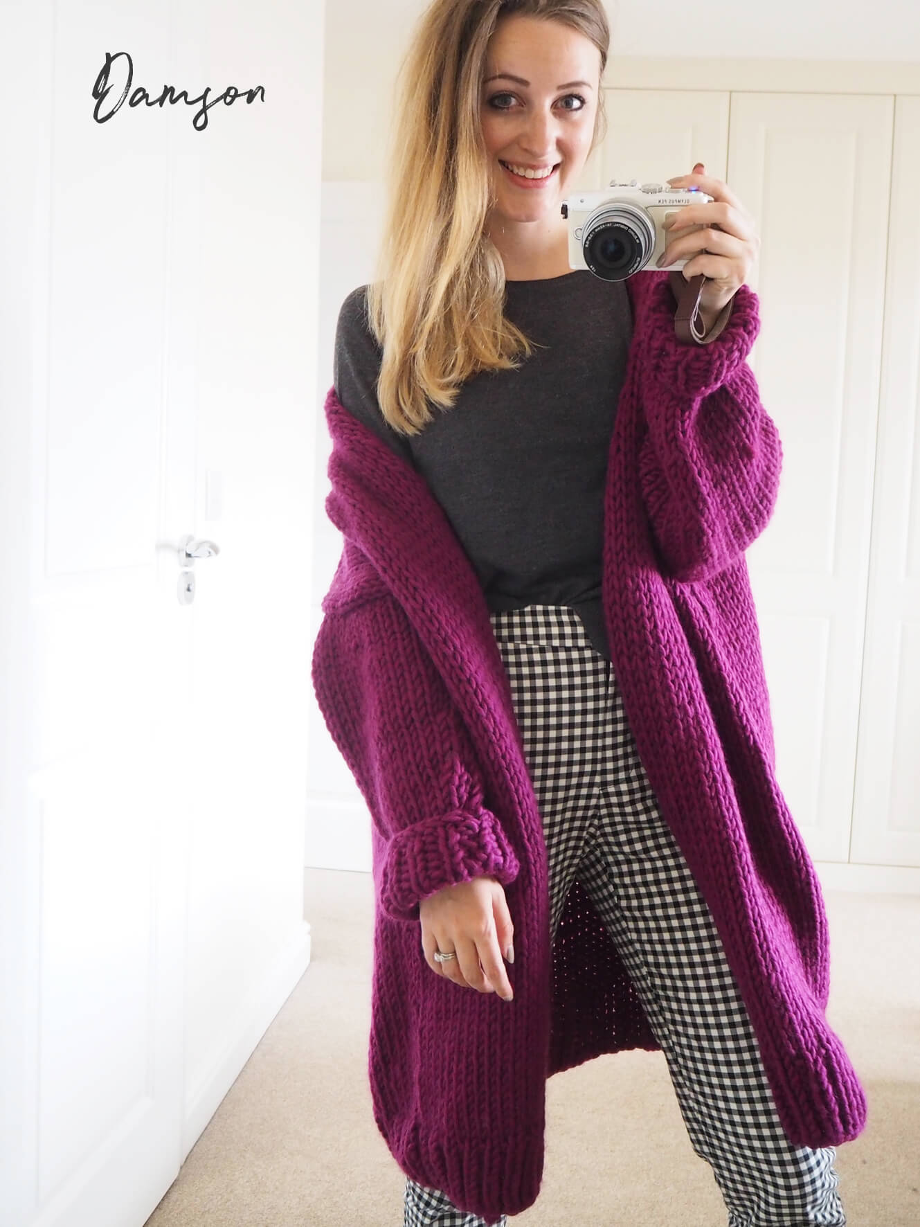 Dreamy Oversized Cardigan Knitting Pattern Lauren Aston Designs