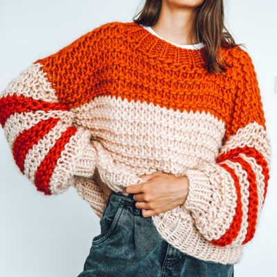 Knit Kit - Head in the Clouds Sweater - Lauren Aston Designs