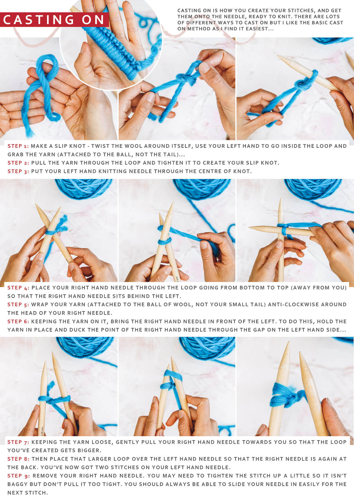 Knitting Basics - Lauren Aston Designs