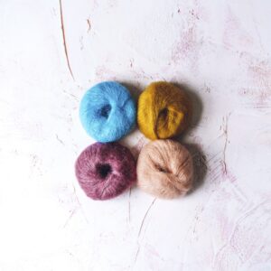 mohair yarn bundle