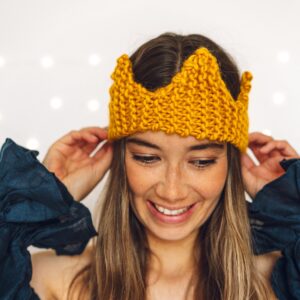 knitted crown
