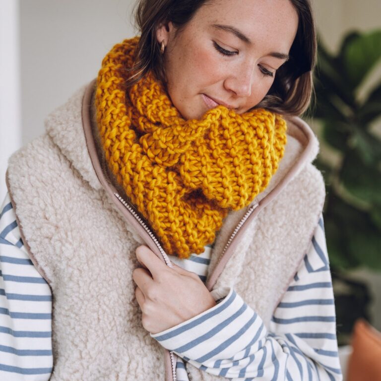 MUSTARD-SUPER-CHUNKY-YARN-SNOOD-LAUREN-ASTON-DESIGNS-5