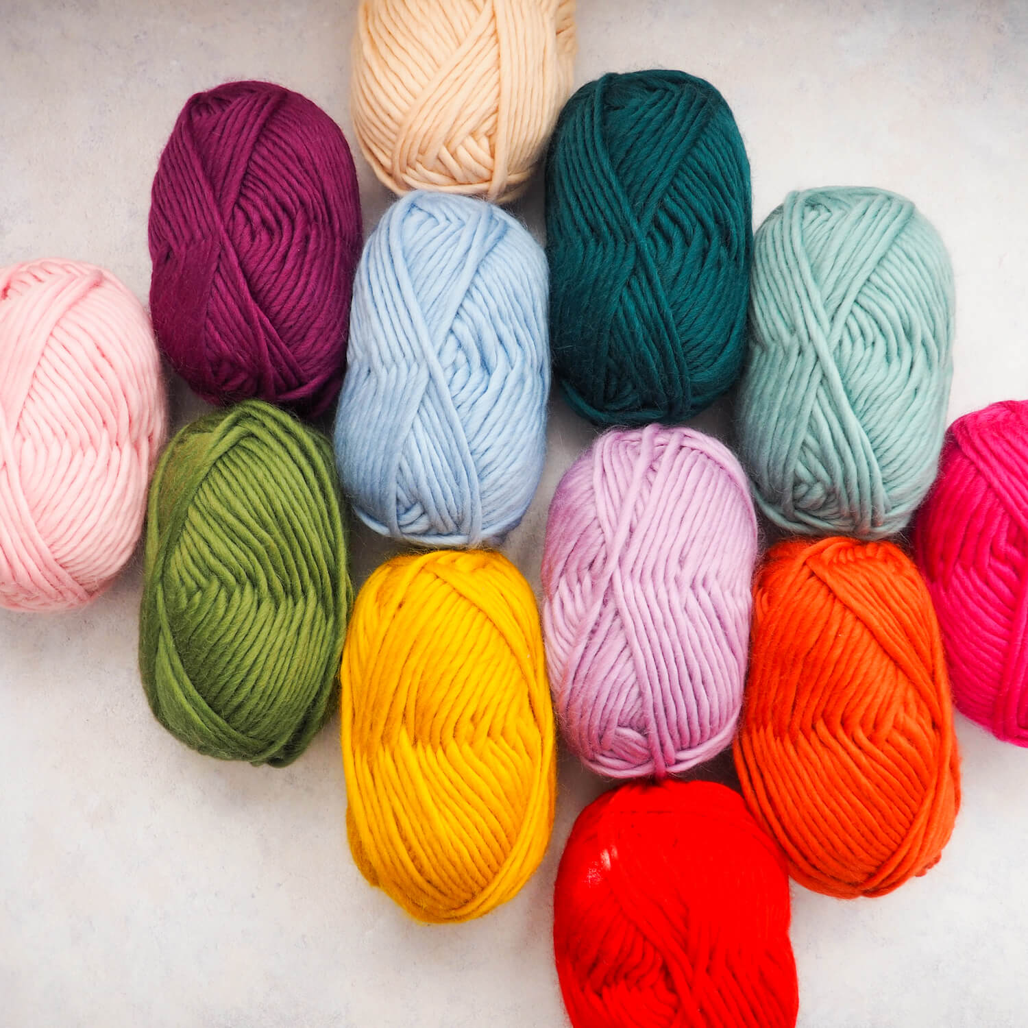 Super Chunky Yarn 100g - Bundle of 12 - Lauren Aston Designs