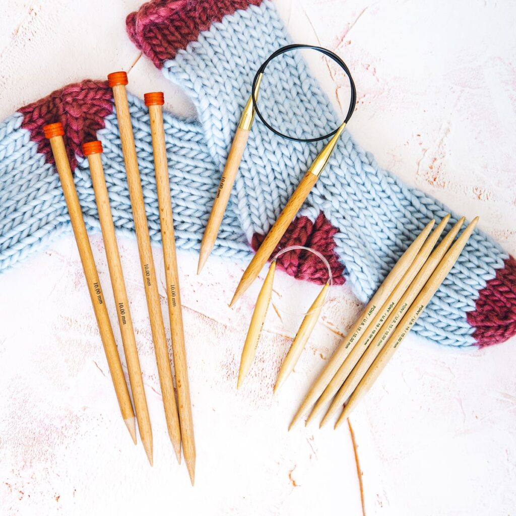 Large sales knitting needles
