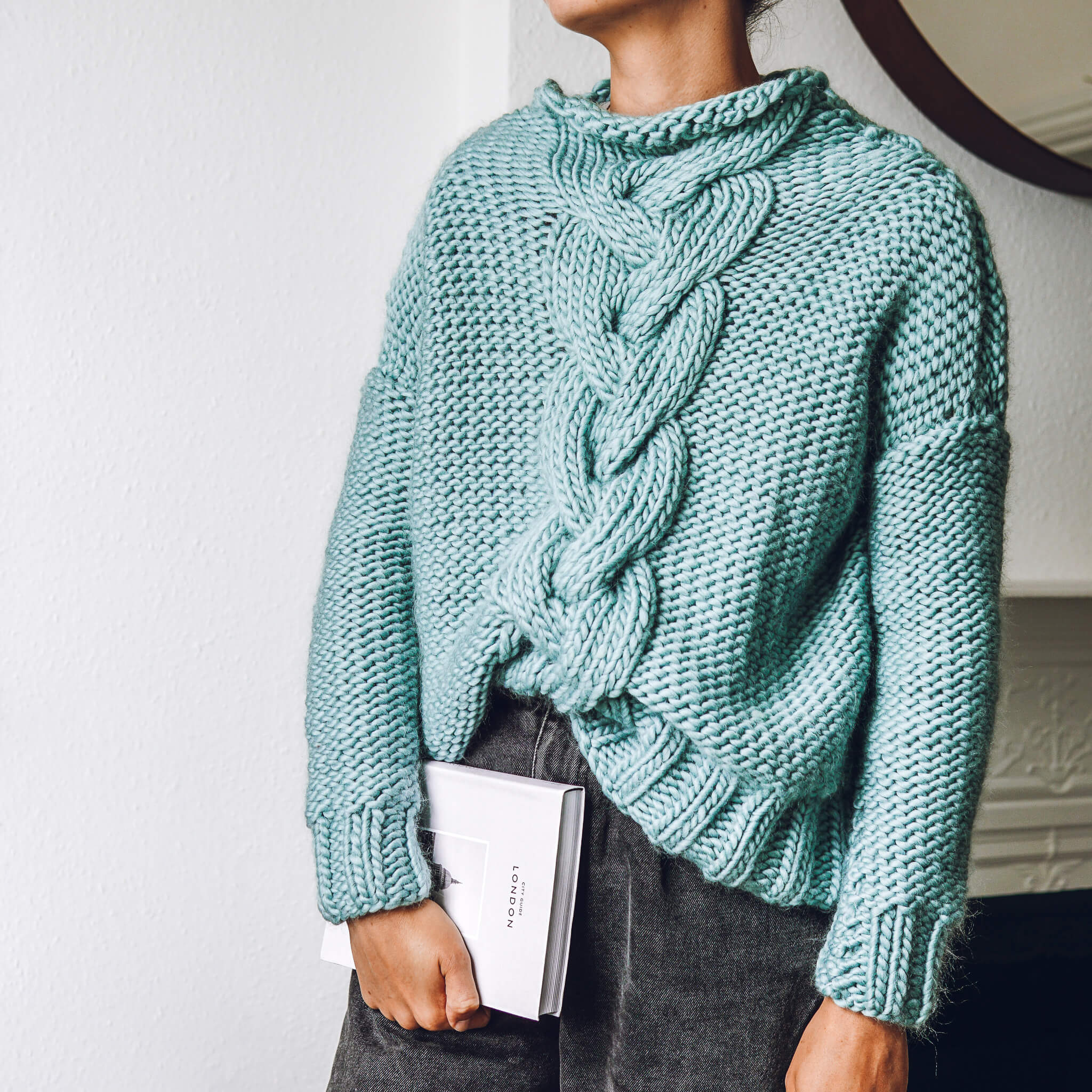 Knitting Kit - Cable Knit Jumper - Lauren Aston Designs