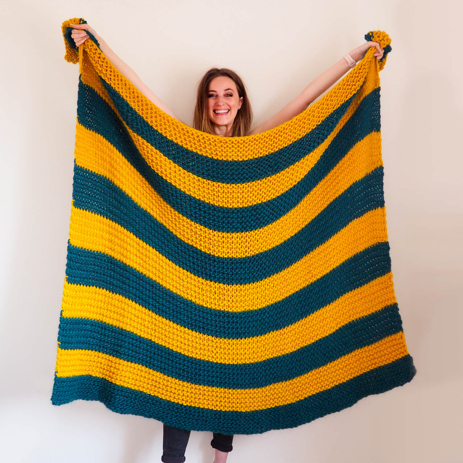 Knitting Kit - Beginners Blanket - Lauren Aston Designs