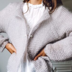 'Careless Whisper' Mini Mohair Cardigan - Knitting Pattern - Lauren ...