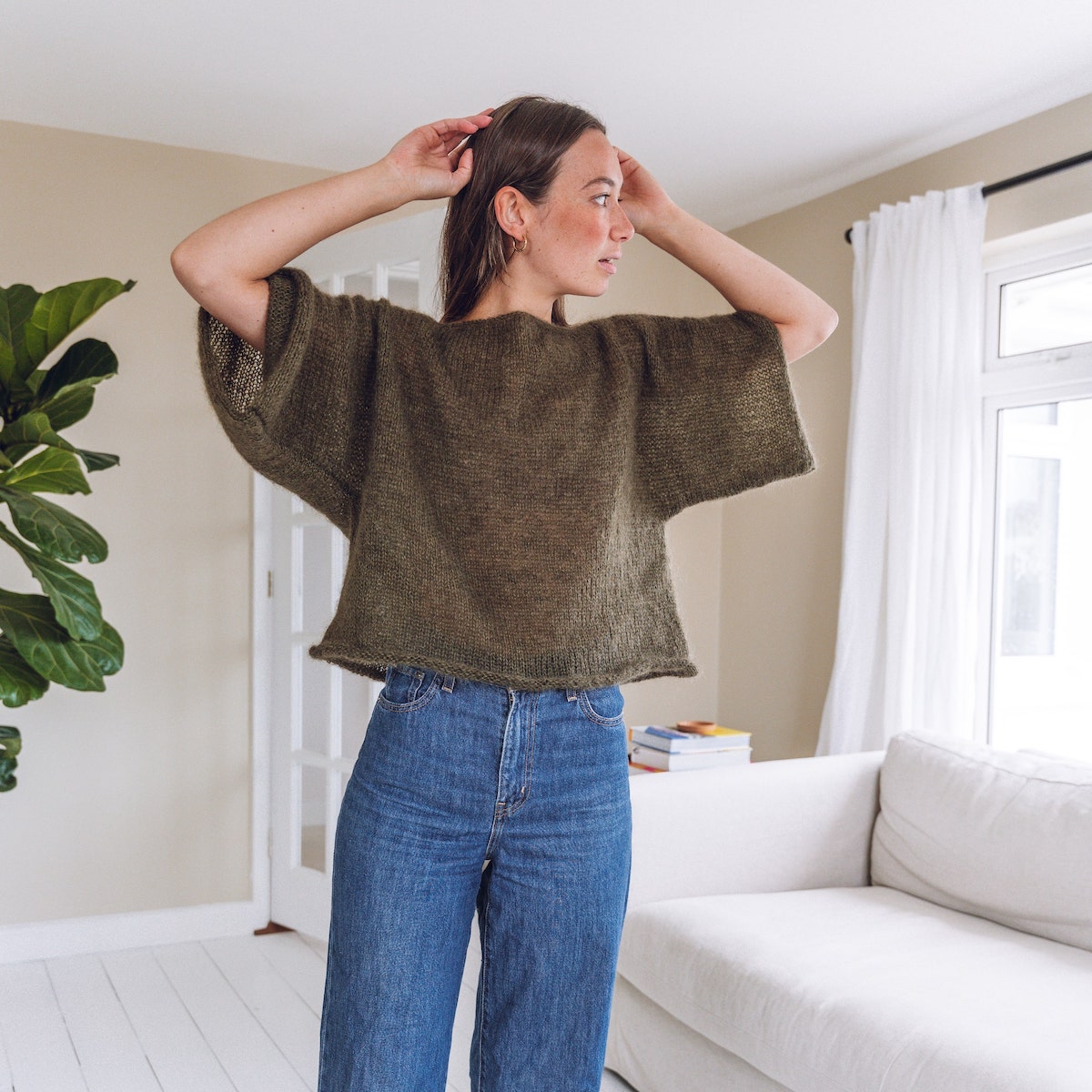 'What the Fluff' Tunic - Knitting Pattern - Lauren Aston Designs