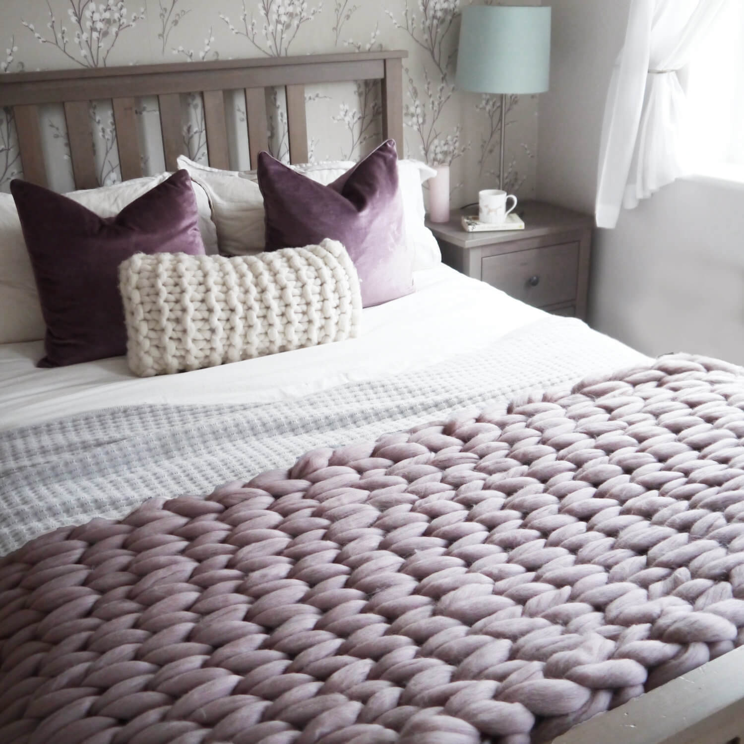Giant Knit Bed Runner Lauren Aston Designs