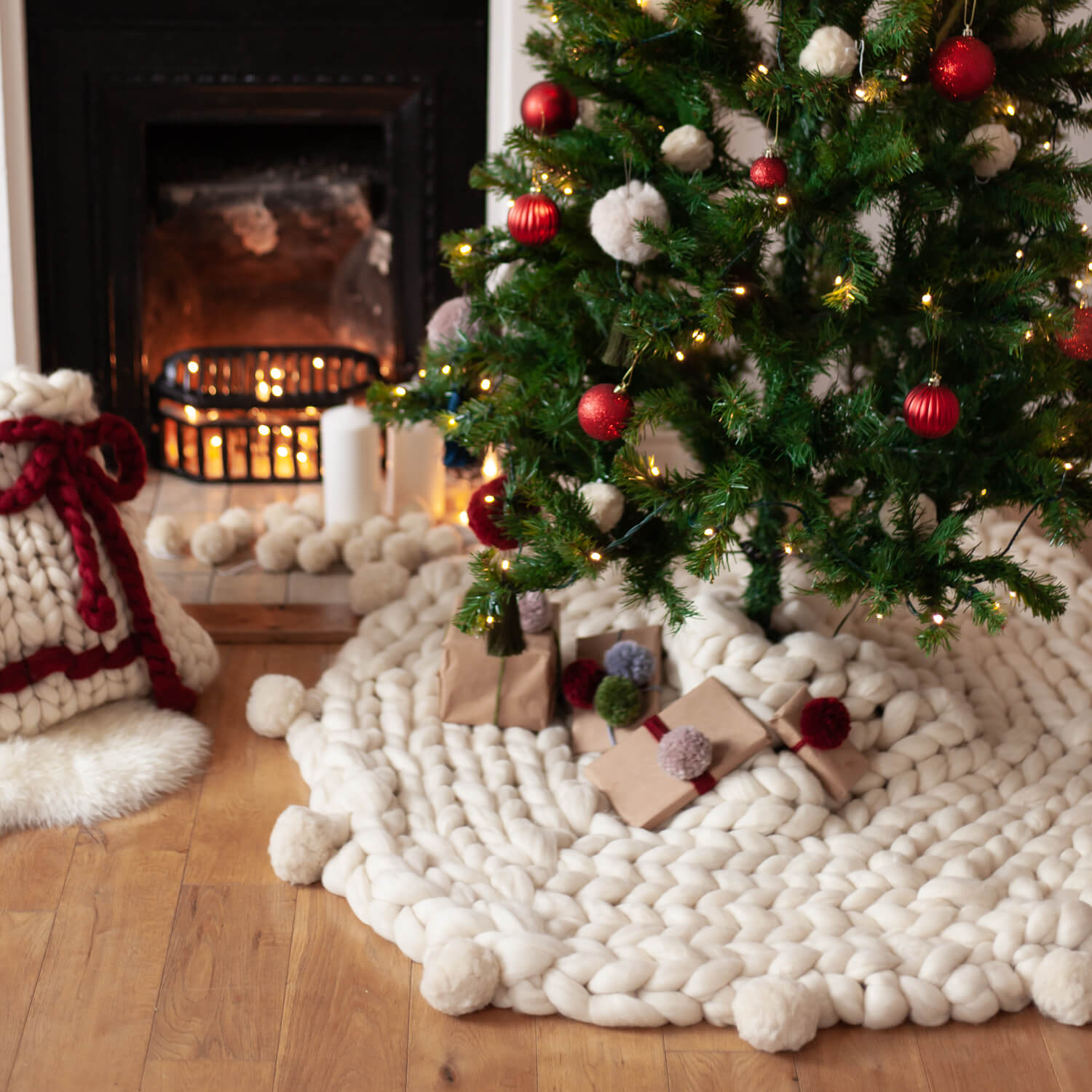 Knit tree skirt pattern hotsell