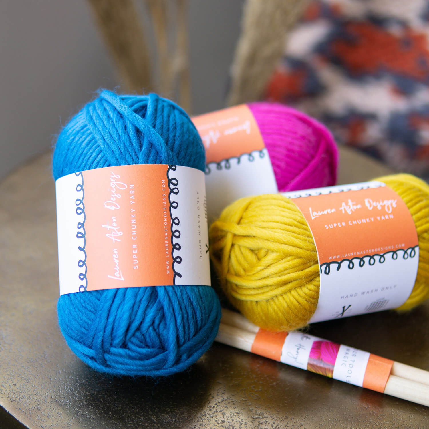 Super Chunky Yarn Bundle of 12 - Lauren Aston Designs