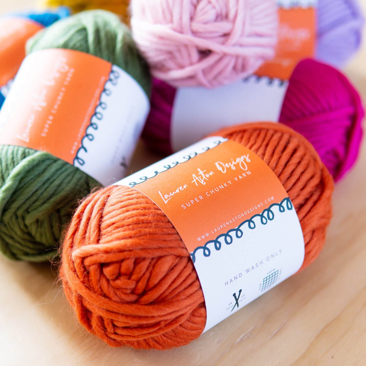 Super Chunky Yarn - 100g Ball - Lauren Aston Designs