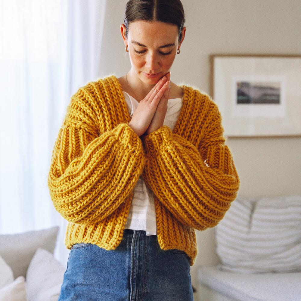 Super Squish Cardigan - Knitting Pattern - Lauren Aston Designs