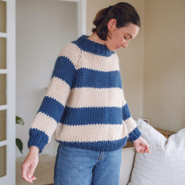 commission striped jumper