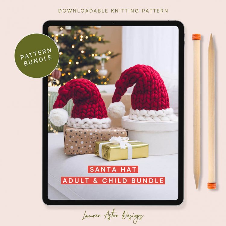 SANTAHATADULTANDCHILD