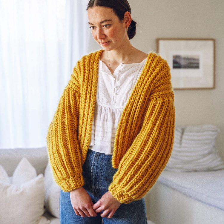 Super Squish Cardigan - Knitting Pattern - Lauren Aston Designs