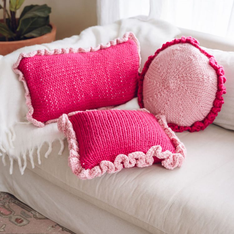 frill cushion set
