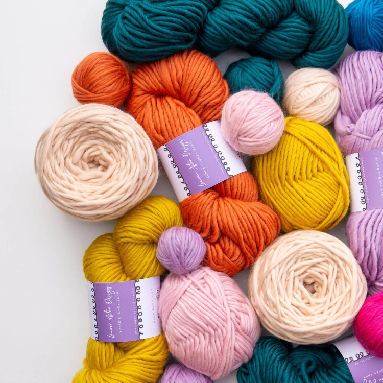 Pastel Rainbow Yarn Bundle - Lauren Aston Designs